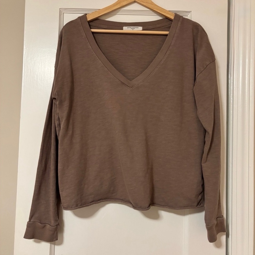 Perfectwhitetee Taupe Tee